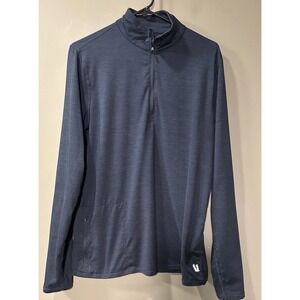 Vuori 1/2 Zip Pullover Men Sz M Blue Performance Athleisure Golf Comfort Preppy